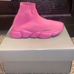 Balenciaga’ Kids Neon Speed LT Sock Sneaker